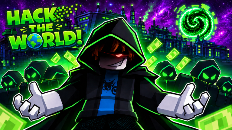 Hack the World 💻 official Roblox cover art